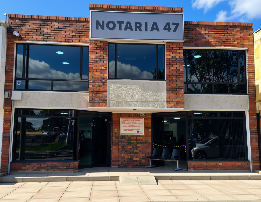 fachada-notaria-47-bogota Fachada de la Notaría 47 de Bogotá